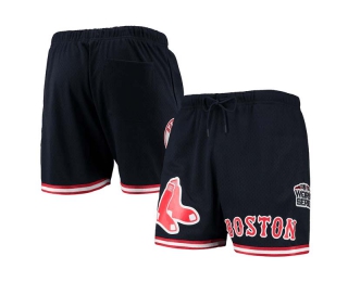 Men's MLB Boston Red Sox Pro Standard Navy 2018 World Series Mesh Shorts