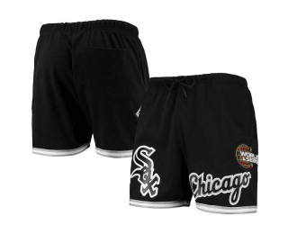 Men's MLB Chicago White Sox Pro Standard Black 2005 World Series Mesh Shorts