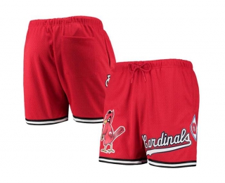 Men's MLB St. Louis Cardinals Pro Standard Red Mesh Shorts
