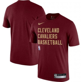 Men's NBA Cleveland Cavaliers Nike Wine 2023-24 Sideline Legend Performance Practice T-Shirt