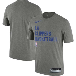 Men's NBA LA Clippers Nike Heather Gray 2023-24 Sideline Legend Performance Practice T-Shirt