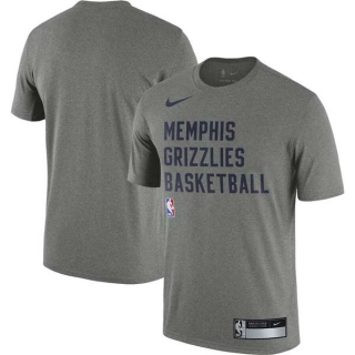 Men's NBA Memphis Grizzlies Nike Heather Gray 2023-24 Sideline Legend Performance Practice T-Shirt