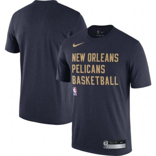 Men's NBA New Orleans Pelicans Nike Navy 2023-24 Sideline Legend Performance Practice T-Shirt