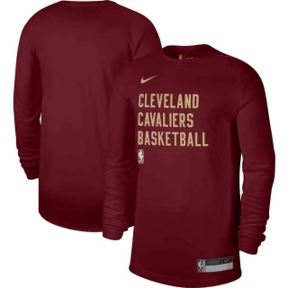 Unisex NBA Cleveland Cavaliers Nike Wine 2023-24 Legend On-Court Practice Long Sleeve T-Shirt