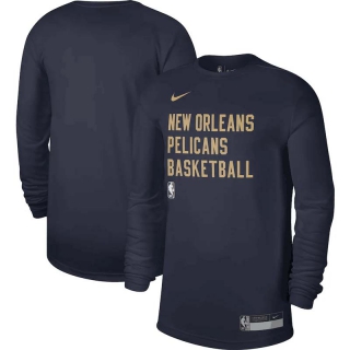 Unisex NBA New Orleans Pelicans Nike Navy 2023-24 Legend On-Court Practice Long Sleeve T-Shirt