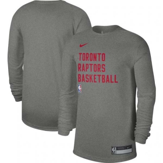 Unisex NBA Toronto Raptors Nike Heather Gray 2023-24 Legend On-Court Practice Long Sleeve T-Shirt