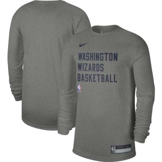 Unisex NBA Washington Wizards Nike Heather Gray 2023-24 Legend On-Court Practice Long Sleeve T-Shirt