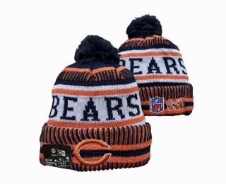 NFL Chicago Bears New Era Navy Orange Cuffed Beanies Knit Hat 3052