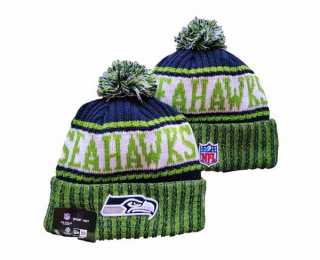 NFL Seattle Seahawks New Era Green Navy Cuffed Beanies Knit Hat 3054