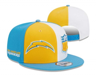 NFL Los Angeles Chargers New Era Gold Powder Blue 2023 Sideline 9FIFTY Snapback Hat 3020