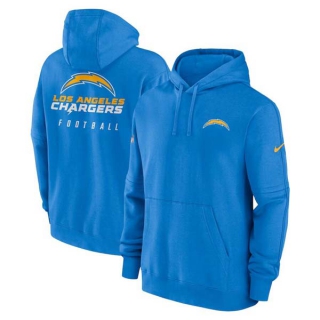 Men's NFL Los Angeles Chargers Nike Powder Blue Sideline Club Fleece Pullover Hoodie