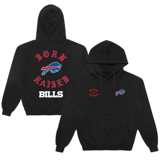 Unisex NFL Buffalo Bills Born x Raised Black Pullover Hoodie