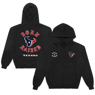 Unisex NFL Houston Texans Born x Raised Black Pullover Hoodie