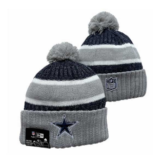NFL Dallas Cowboys New Era Gray Navy 2023 Sideline Cuffed Beanies Knit Hat 3072