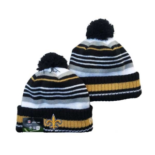 NFL New Orleans Saints New Era 2023 Cold Weather Pom Beanies Knit Hat 3050