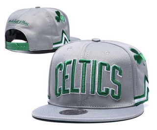 NBA Boston Celtics Mitchell & Ness Light Gray Snapback Hat 2031