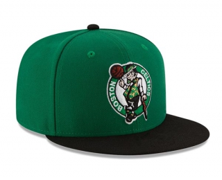 NBA Boston Celtics New Era Green Black 9FIFTY Snapback Hat 2033