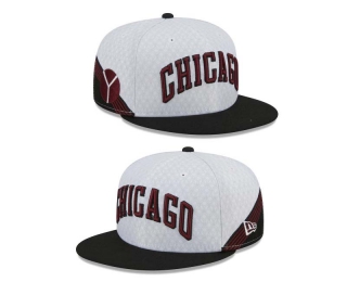 NBA Chicago Bulls New Era Cream Black 2022-23 City Edition 9FIFTY Snapback Hat 2237