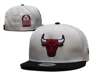 NBA Chicago Bulls New Era Cream Black Retro City Conference Side Patch 9FIFTY Snapback Hat 2238