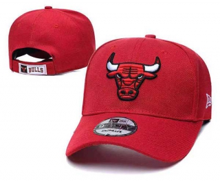 NBA Chicago Bulls New Era Red 9FIFTY Snapback Hat 2240