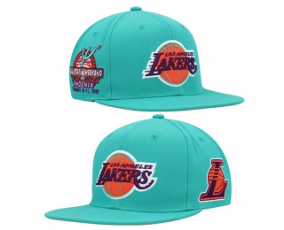 NBA Los Angeles Lakers Mitchell & Ness Turquoise Hardwood Classics 1995 NBA All-Star Weekend Desert Snapback Hat 2118