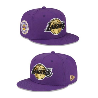 NBA Los Angeles Lakers New Era Purple 9FIFTY Snapback Hat 2122