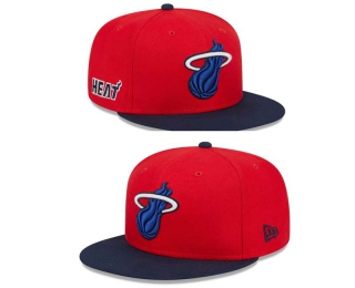 NBA Miami Heat New Era Red Navy 9FIFTY Snapback Hat 2027