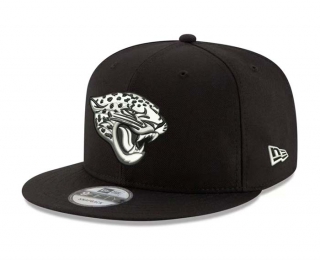 NFL Jacksonville Jaguars New Era Black B-Dub 9FIFTY Snapback Hat 2027