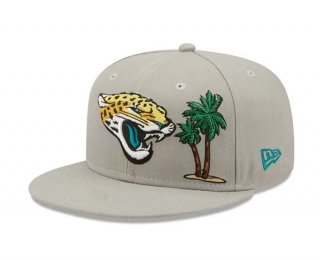 NFL Jacksonville Jaguars New Era Gray 9FIFTY Snapback Hat 2037