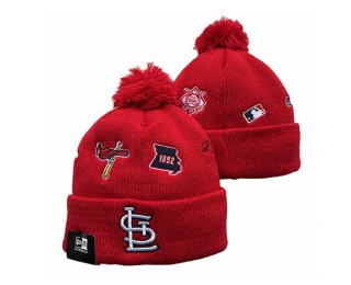 MLB St. Louis Cardinals New Era Red Identity Cuffed Beanies Knit Hat 3005