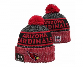 NFL Arizona Cardinals New Era Pewter Cardinal 2023 Sideline Tech Cuffed Beanies Knit Hat 3040