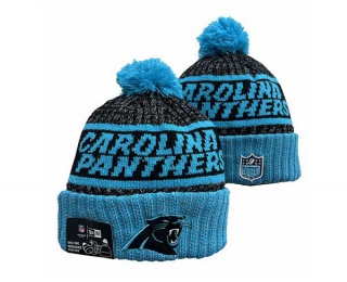 NFL Carolina Panthers New Era Pewter Blue 2023 Sideline Tech Cuffed Beanies Knit Hat 3055