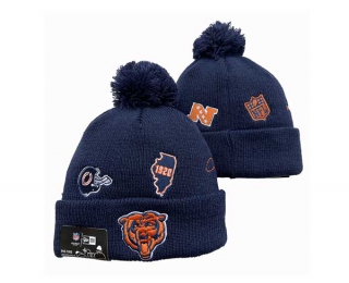 NFL Chicago Bears New Era Navy Identity Cuffed Beanies Knit Hat 3060
