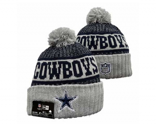 NFL Dallas Cowboys New Era Pewter Gray 2023 Sideline Tech Cuffed Beanies Knit Hat 3074