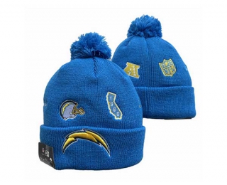 NFL Los Angeles Chargers New Era Blue Identity Cuffed Beanies Knit Hat 3025