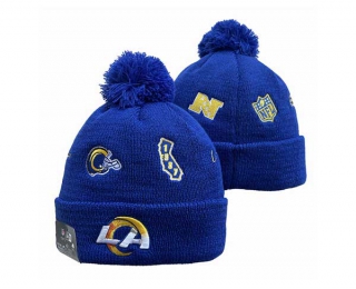 NFL Los Angeles Rams New Era Royal Identity Cuffed Beanies Knit Hat 3051