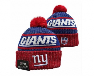 NFL New York Giants New Era Royal Red 2023 Sideline Tech Cuffed Beanies Knit Hat 3071