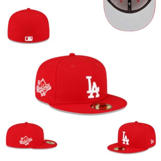 MLB Los Angeles Dodgers New Era Red 1988 World Series 59FIFTY Fitted Hat 0520