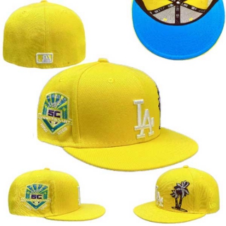 MLB Los Angeles Dodgers New Era Yellow 50th Anniversary 59FIFTY Fitted Hat 0526