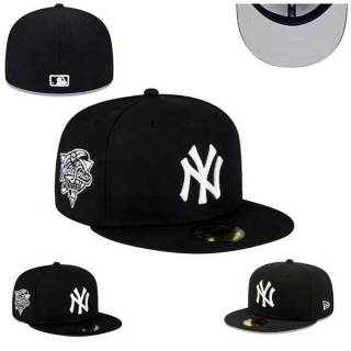 MLB New York Yankees New Era Black 2000 World Series 59FIFTY Fitted Hat 0502