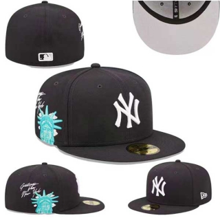 MLB New York Yankees New Era Navy 59FIFTY Fitted Hat 0505
