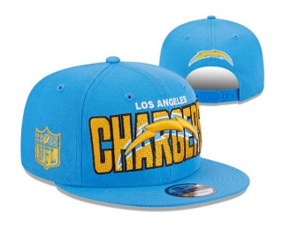 NFL Los Angeles Chargers New Era Powder Blue 2023 NFL Draft On Stage 9FIFTY Snapback Hat 3021