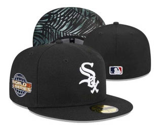 MLB Chicago White Sox New Era Black 2005 World Series 59FIFTY Fitted Hat 3002