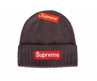 Wholesale Supreme Brown Knit Beanie Hat 9014