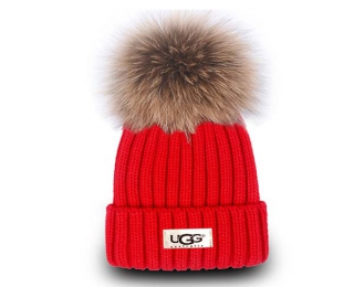 Wholesale UGG Red Knit Beanie Hat AAA 9041