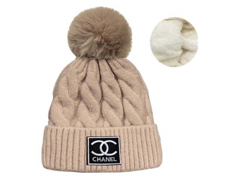 Wholesale Chanel Khaki Knit Beanie Hat 9004