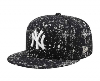 MLB New York Yankees New Era Black 9FIFTY Snapback Hat 2233