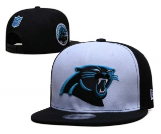 NFL Carolina Panthers New Era White Black 9FIFTY Snapback Hat 6020