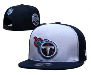NFL Tennessee Titans New Era White Navy 9FIFTY Snapback Hat 6018