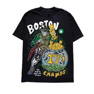 Men's Warren Lotas x NBA Boston Celtics Black Short sleeves Tee Shirt (2)